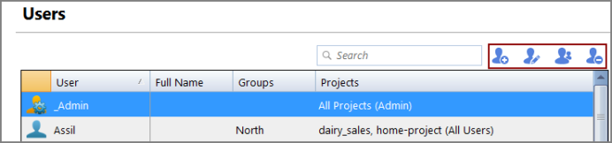 Help Desk User CMD Icons